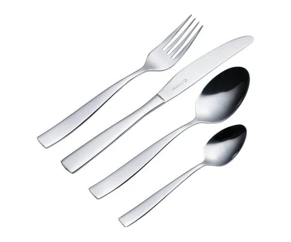 Sublimez vos repas avec le service de couverts 24 pièces en acier inoxydable 18/0 Everyday Purity, présenté dans son coffret cadeau.