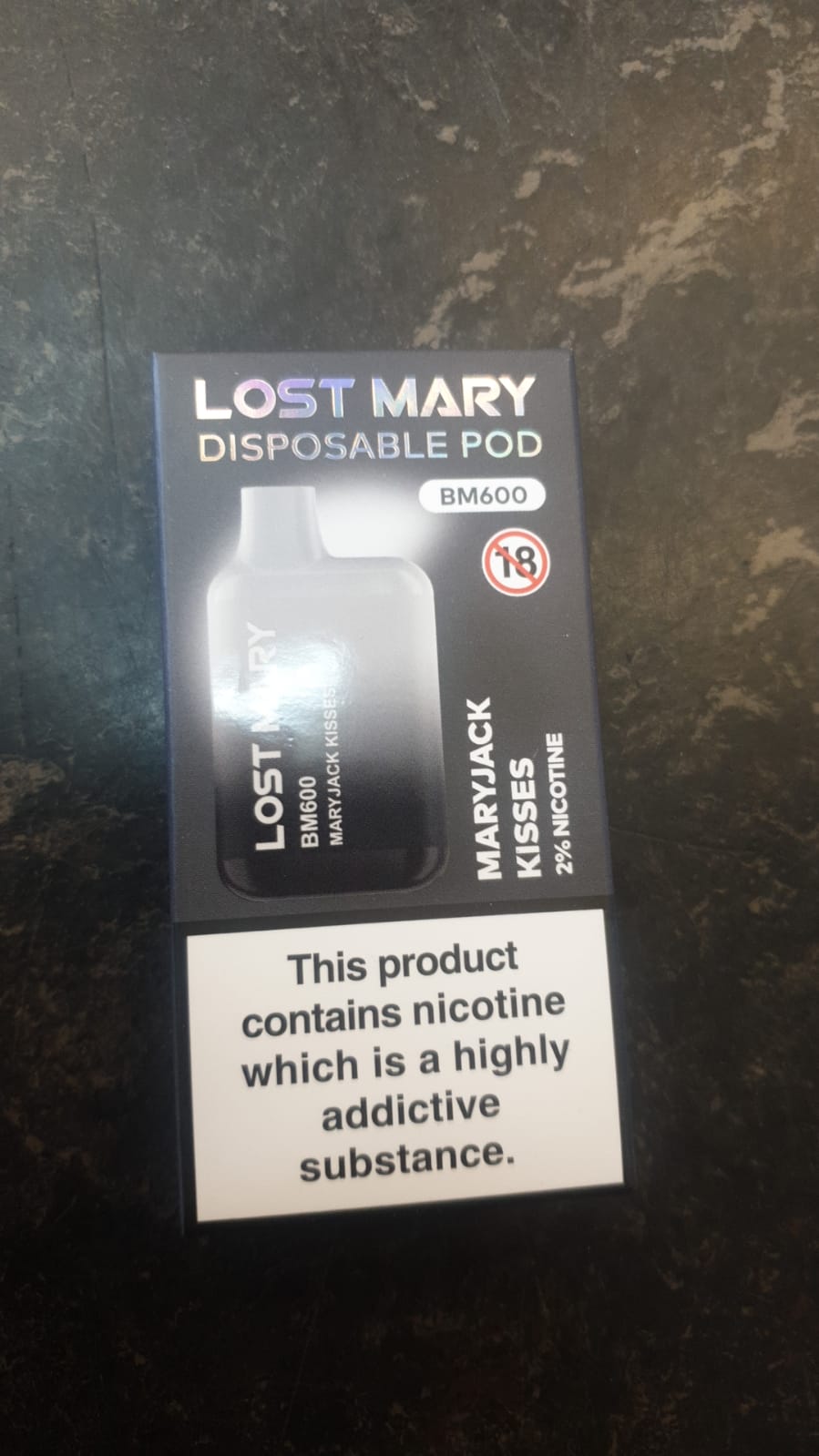 Lost Mary Disposable Pod Maryjack Kisses