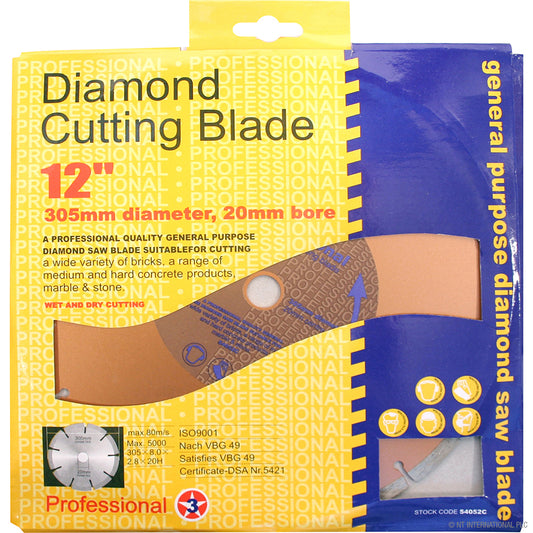 LAME DE COUPE DIAMANTÉE 12”