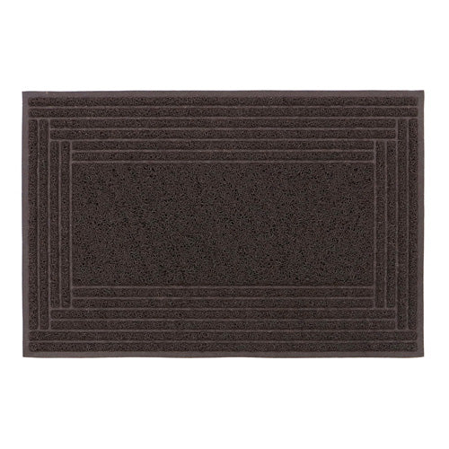 Tapis anti-saleté Premium Mud Grabber - Bordure marron 40x60cm | Gardez vos sols propres.