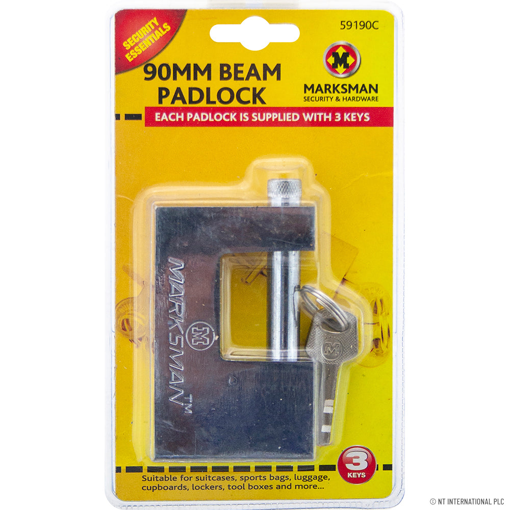 Cadenas à faisceau de 90 mm – Serrure robuste pour une protection ultime