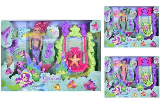 Enchanting Mermaid & Swing Playset for Imaginative Adventures