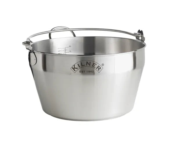 Marmite à Conserves en Acier Inoxydable 8 Litres | Ustensile de Cuisson Durable pour la Mise en Conserve à Domicile.