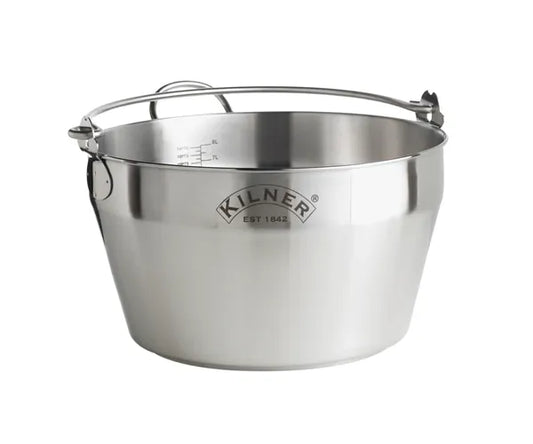 Marmite à Conserves en Acier Inoxydable 8 Litres | Ustensile de Cuisson Durable pour la Mise en Conserve à Domicile.