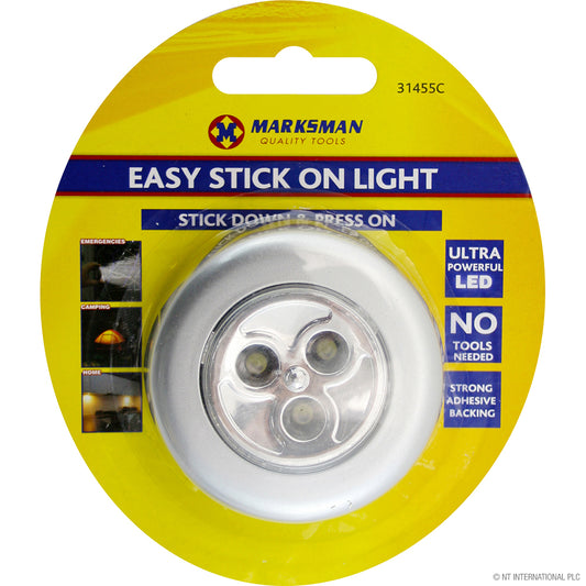 Tout espace en toute simplicité : 3 LED adhésives Easy Stick pour une luminosité instantanée.