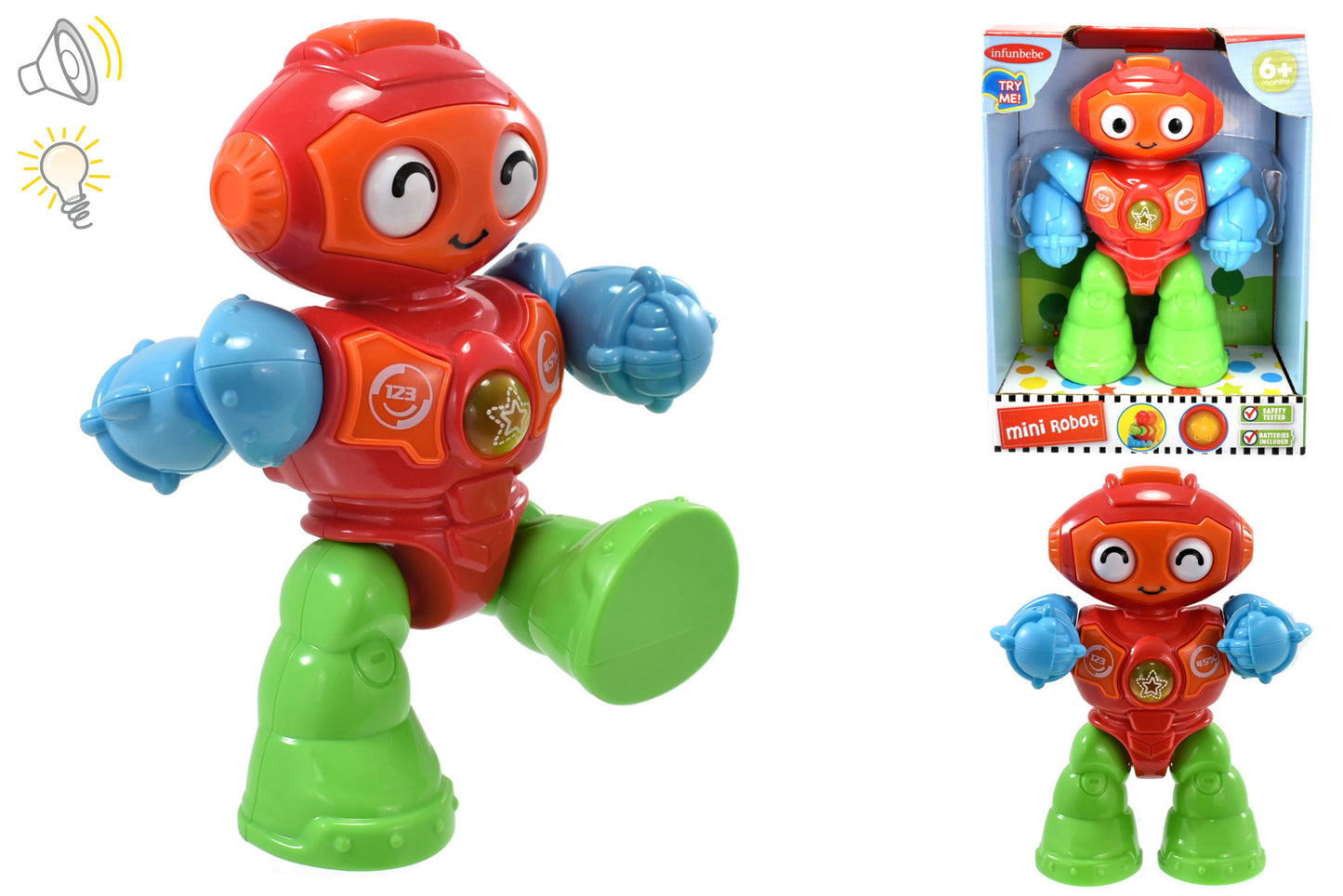 Mini robot interactif : Essayez-moi – Du plaisir captivant pour les enfants et les adultes