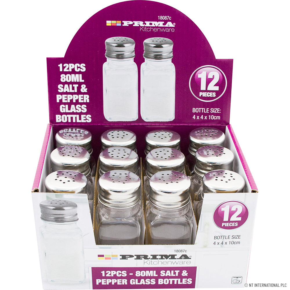 Bouteille de sel et poivre haut de gamme - Pot de 80 ml pour assaisonnement gourmet