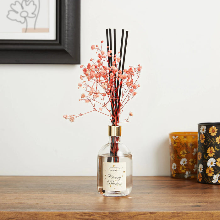 Cherry Blossom Reed Diffuser Delicate Floral Scent for Home