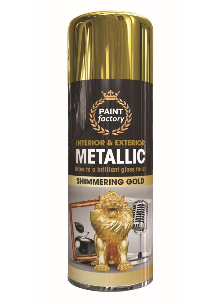 PF METALLIC GOLD SPRAY PAINT