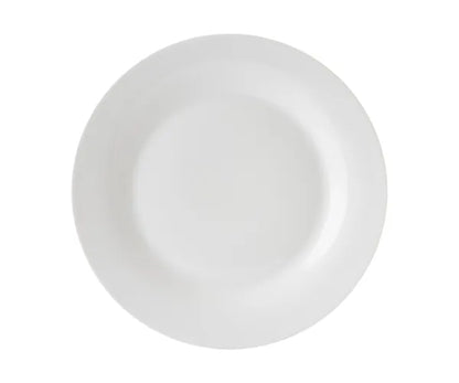 Assiette plate Rayware Milan 26,5 cm, blanche.