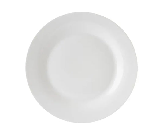 Assiette plate Rayware Milan 26,5 cm, blanche.