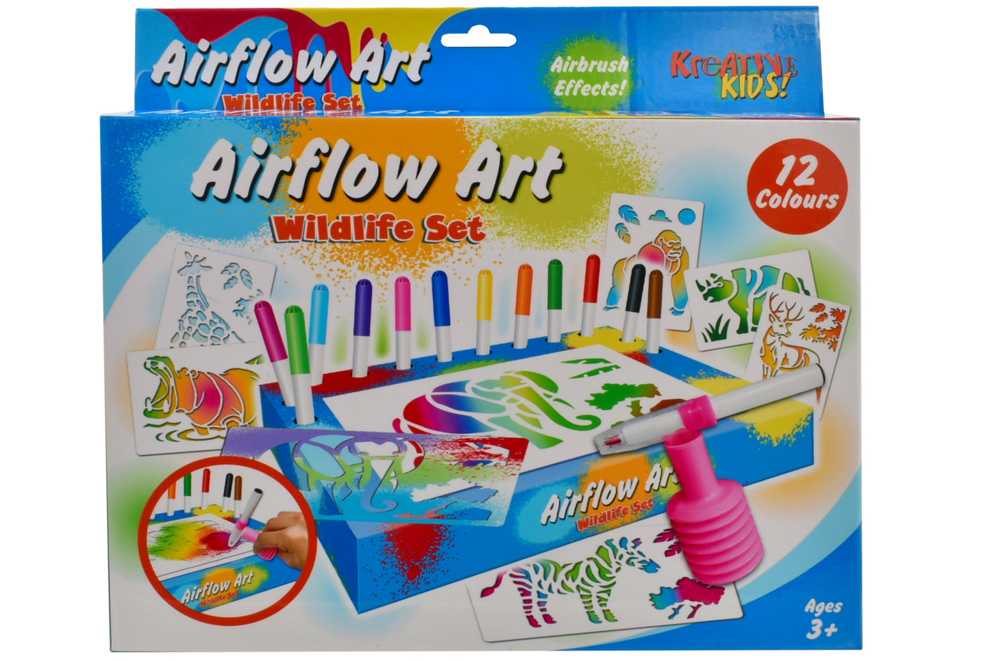 Développez votre Créativité avec le Playset de Stylos Wildfire Air Flow - la Boîte Suspendue Couleurs Vives dès Aujourd'hui