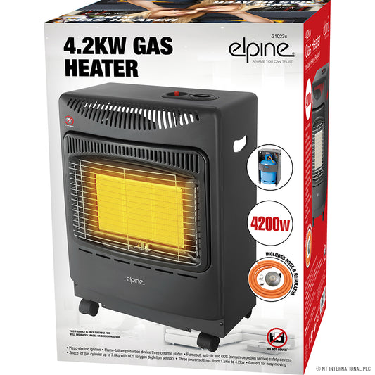 Radiateur au gaz Calor 4,2 kW efficace | Solution de chauffage fiable (pas de retours).