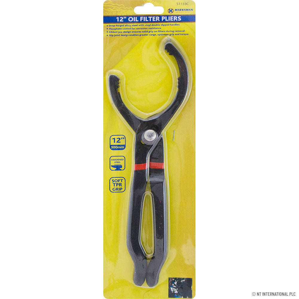 12" (30cm) Adjustable Oil Filter Plier