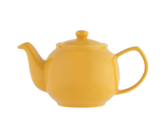 Théière 6 tasses Moutarde - Théière en céramique de qualité supérieure pour une infusion parfaite