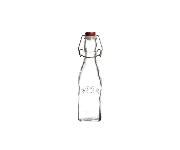 Bouteille carrée Kilner Clip Top 0,25 litre