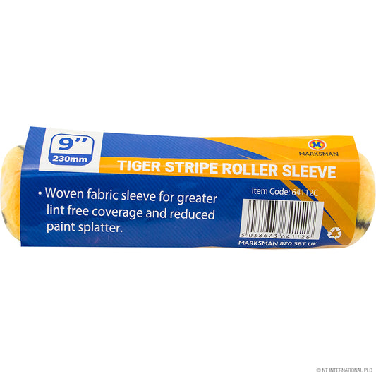 Manchon de rouleau Premium 9" motif tigre - Obtenez des finitions impeccables avec un poil de 23 mm