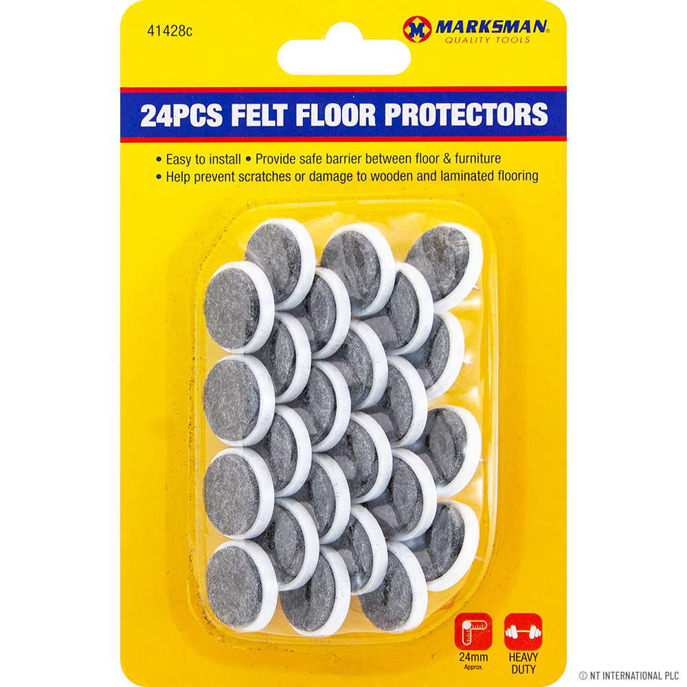Protégez vos sols – 24 patins de protection en feutre