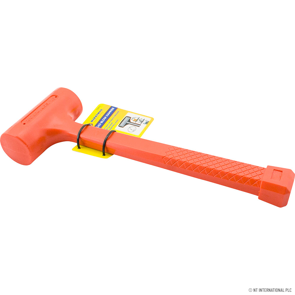 High-Quality 1lb Dead Blow Hammer in Vibrant Orange Durable and Efficient Tools for Precision Work