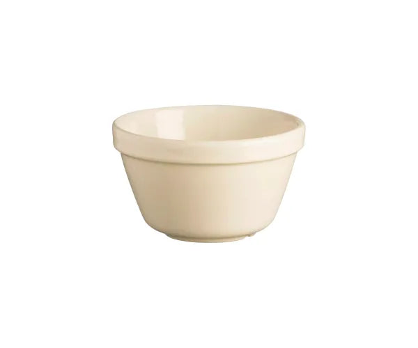 Véritable bassine à pudding blanche S36 de 16 cm - Un classique de la cuisine.