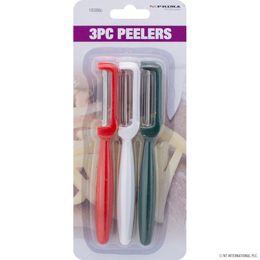 Maîtrise Culinaire Sans Effort : Ensemble d'Éplucheurs 3 Pièces Couleurs Assorties – Outils Essentiels pour une Cuisine de Précision.