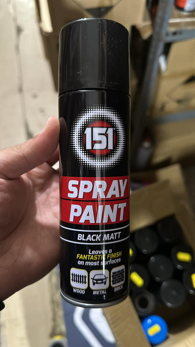 Premium Black Matte Spray Paint Transform Any Surface with Ease