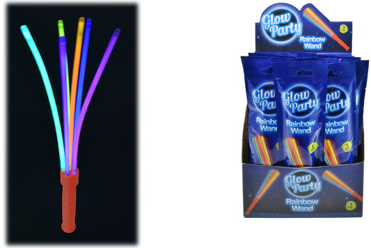 Illuminate the Night with Our Glow Rainbow Wand