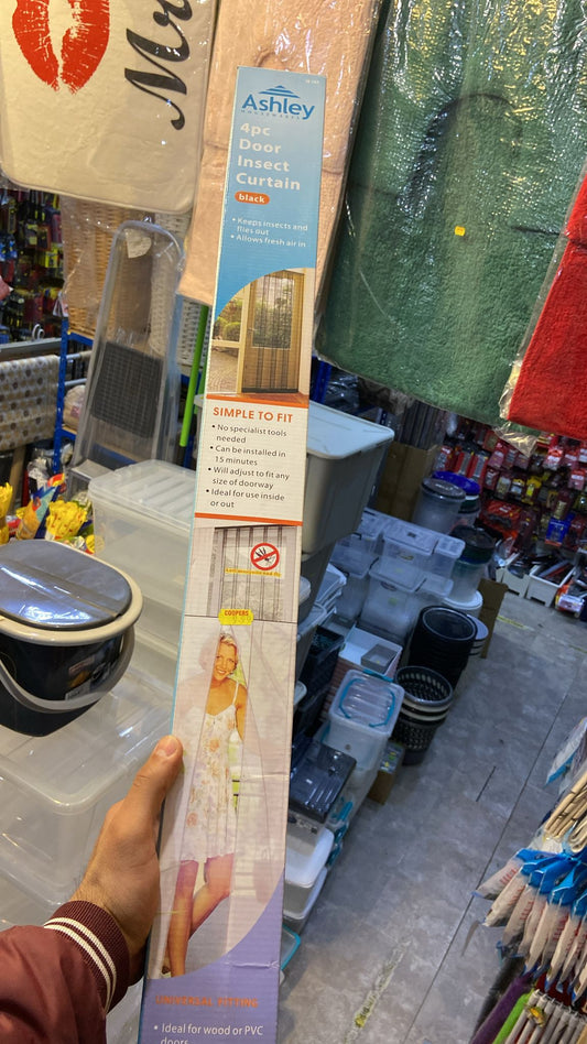 Fini les insectes ! Moustiquaire de porte (4 pièces) pour une protection optimale de votre maison