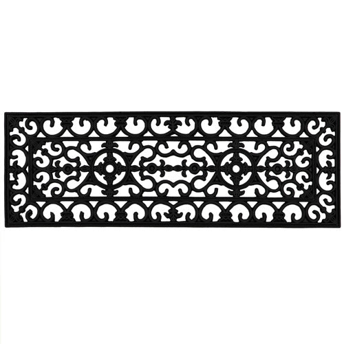 Lexi Rubber Step Scraper Mat - Keep Your Entryway Clean | 25x75cm.
