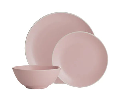 Elevate Your Dining Experience with Our Classic Collection Pink 12pc Set.