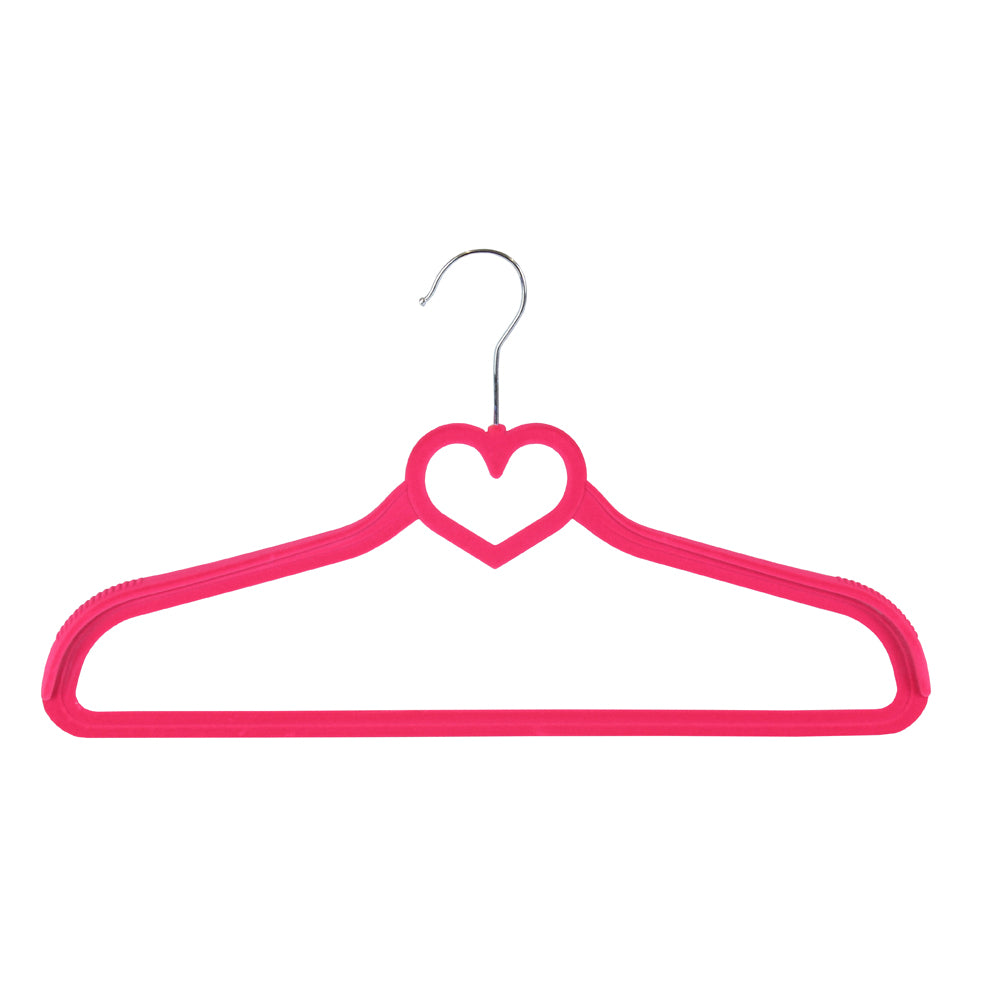 Porte-manteau Petit Cœur - Rose Vif | Solution de Rangement Élégante.