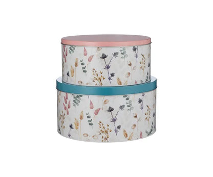 Boîtes à gâteaux Meadow (lot de 2) Solutions de rangement élégantes