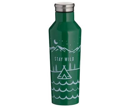 Restez hydraté(e) en déplacement avec notre bouteille double paroi Pure Stay Wild de 500 ml.