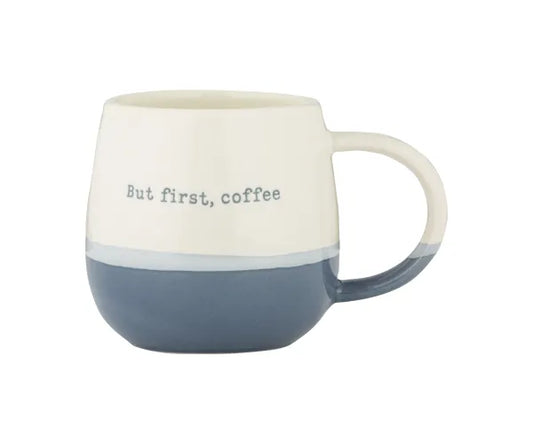 Mug "But First Coffee" 34cl Commencez la journée du bon pied