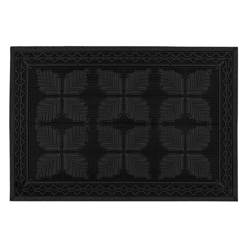 Durable Linden Rubber Scraper Mat | 40x60cm | Keep Floors Clean.