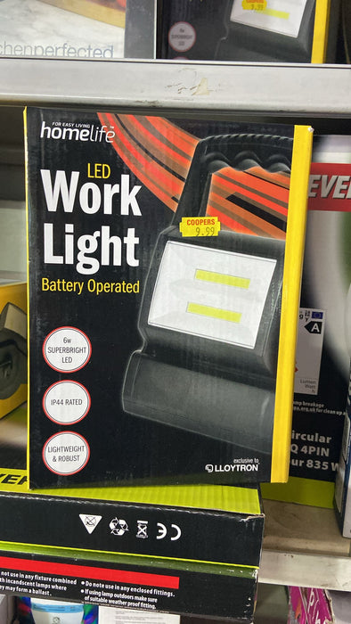 Battery Operated LED Work Light Versatile Lighting Solution