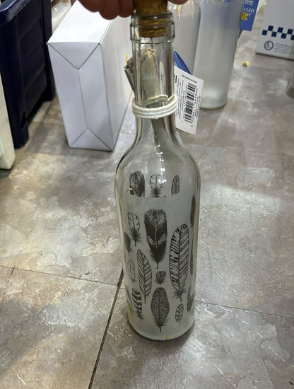 Bouteilles d'eau en verre écologiques