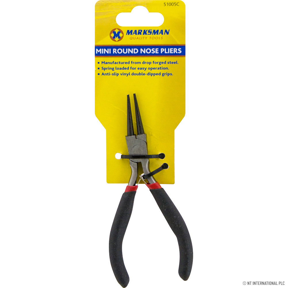 Mini-pince à bec rond 4,5" (11,5 cm) – Outil essentiel pour la fabrication de bijoux