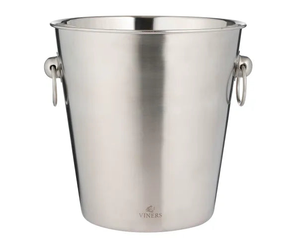 Sublimez vos célébrations avec notre élégant seau à champagne argenté de 4 L.