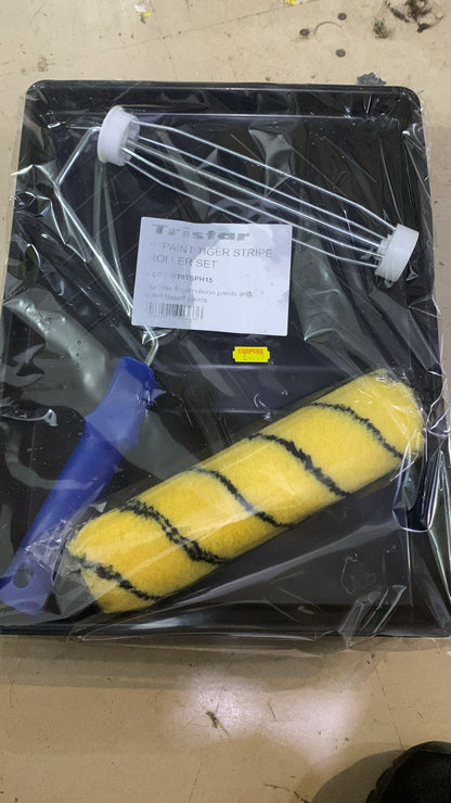 Professional 9-Inch Tiger Stripe Roller Set for Smooth Paint Application