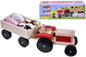 Wooden Tractor & Trailer Playset: Imaginative Fun for Kids