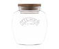 2L Universal Jar with Acacia Wooden Lid | Stylish Kitchen Storage Solution.