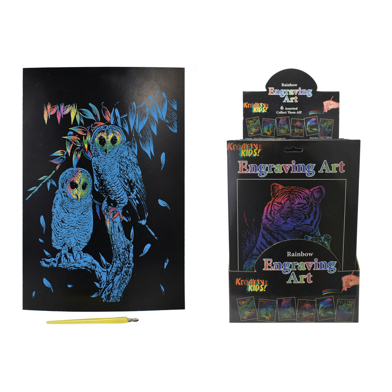 Kits d'Art de Gravure Grande Taille Premium - Libérez votre Créativité avec un Artisanat Détaillé
