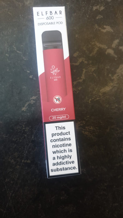 Cherry Bliss with Elfbar Disposable Pod Convenient Vaping On-The-Go