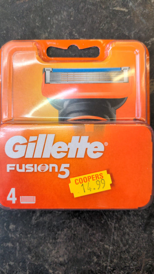 Gillette Fusion5  pk of 4