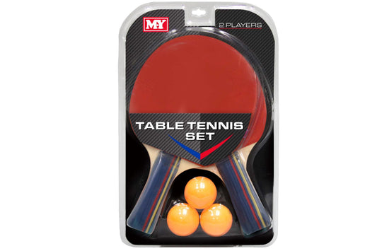 M.Y 2 Player Table Tennis Set - Premium Ping Pong Kit for Doubles Play