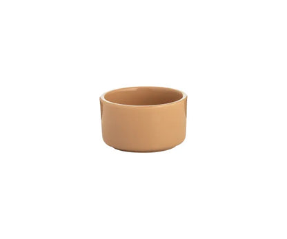 Bol de luxe en canne de 8 cm pour animaux de compagnie élégants.