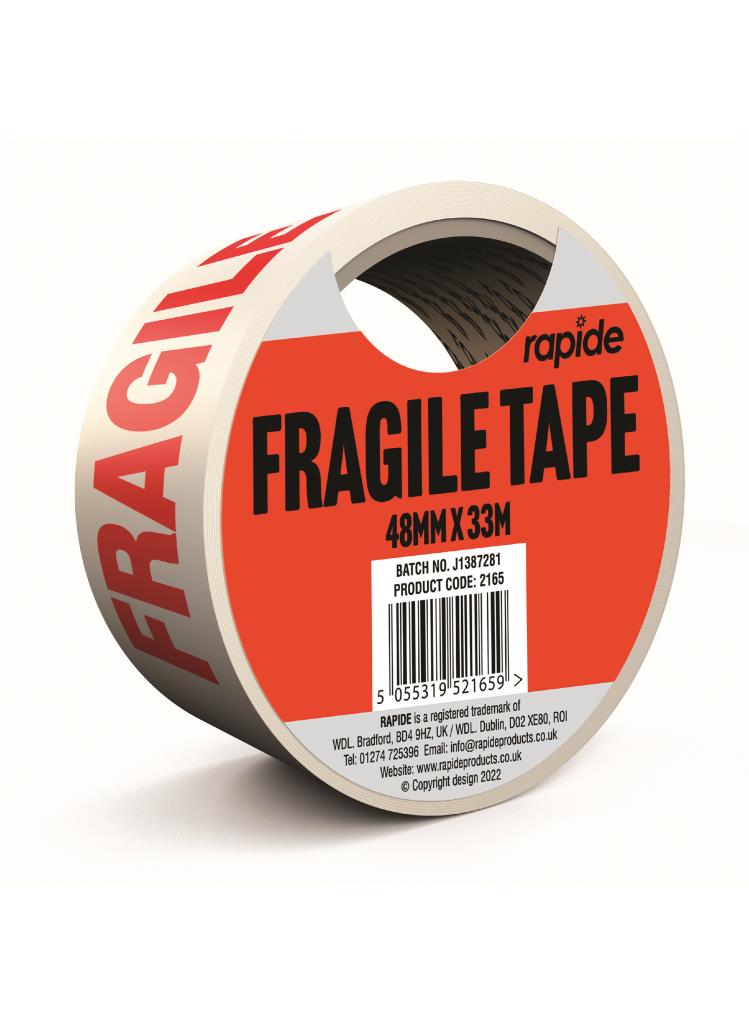 Ruban d'emballage fragile de qualité supérieure 48MM x - Assurez une livraison en toute sécurité avec notre ruban adhésif de haute qualité