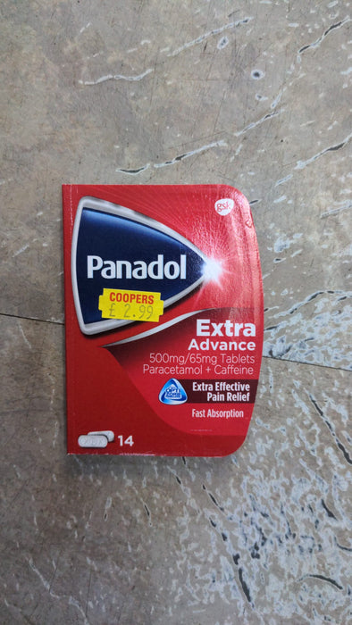 Panadol Extra Fast & Effective Pain Relief Formula 14 Tablets