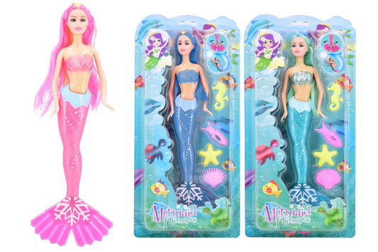 35cm Mermaid Doll: Enchanting Toy in Window Box